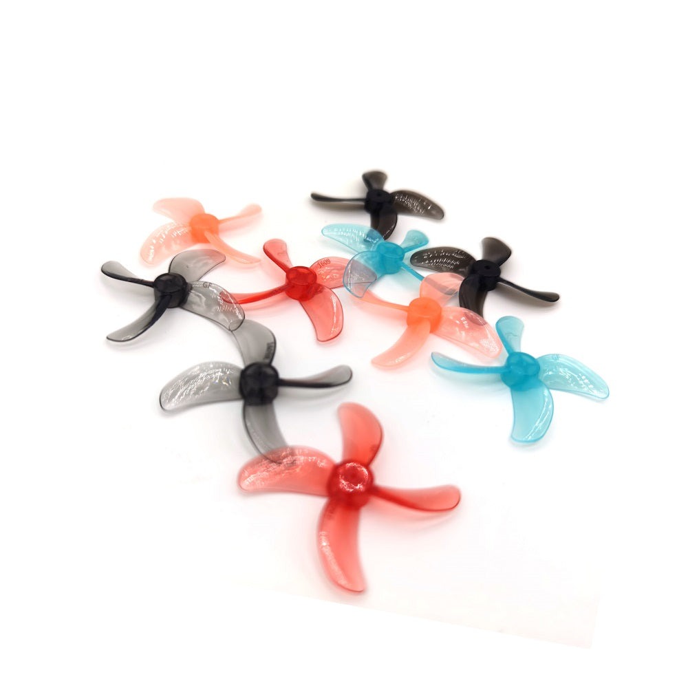 Gemfan 40mm 1609 4-blade Propeller 1.5mm Set of 8 (3 Colours), product image from Kiwiquads