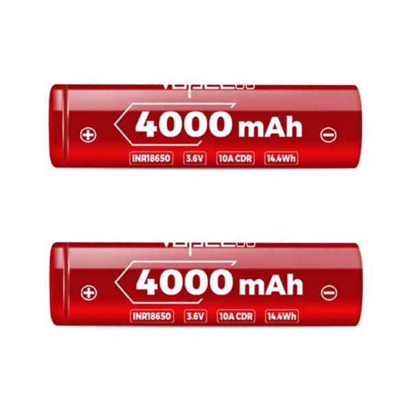 VapCell N40 18650 4000mAh 10A Battery (2 Pack), product image from Kiwiquads