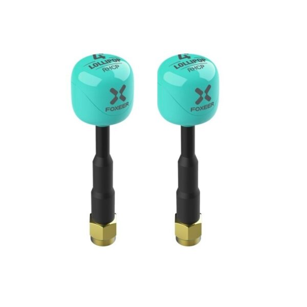 Foxeer Lollipop 4+ 5.8GHz RHCP SMA Antenna 2PCS (60mm/150mm)