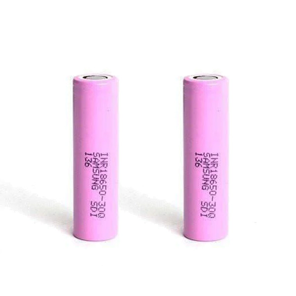 Samsung 30Q 18650 3000mAh 15A Battery (2 Pack), product image from Kiwiquads