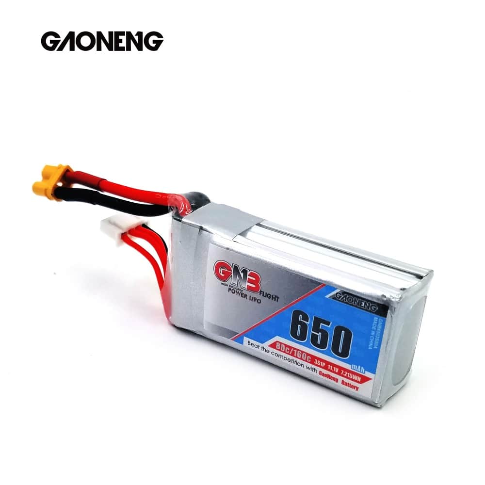GNB Batteries GNB Battery 11.1V 80C 650mAh 3S, product image from Kiwiquads