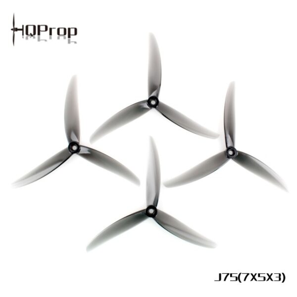 HQProp J75 7x5x3 Propellers (Set of 4 - Grey)