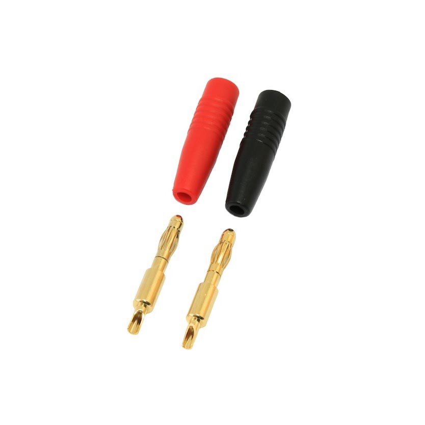4mm Banana Plugs / Charge Plug – Pair (Solder Type), product image from Kiwiquads