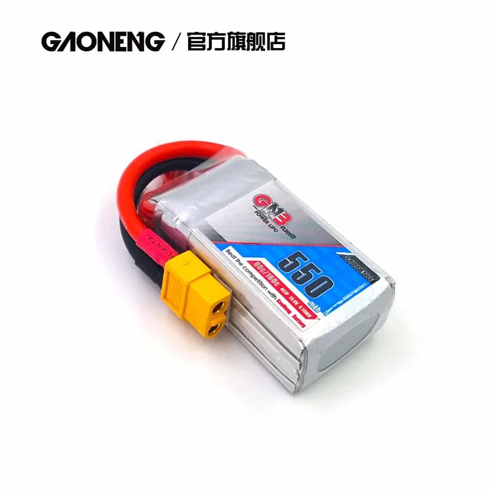 GNB Batteries GNB Battery 14.8V 80C 550mAh 4S, product image from Kiwiquads