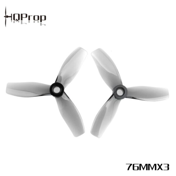 HQProp D76MMX3 Cinewhoop Propellers (Set of 4 - Grey) - Image 2