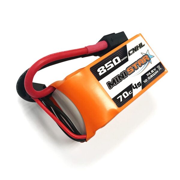 CNHL MiniStar 850mAh 14.8V 4S 70C Lipo Battery XT60 - Image 2