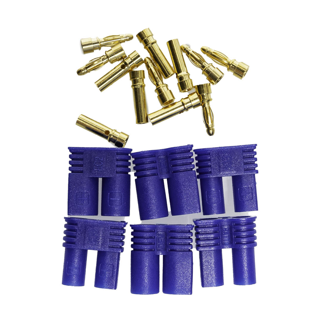 AMASS EC2 Gold Connectors (3 Pairs), product image from Kiwiquads