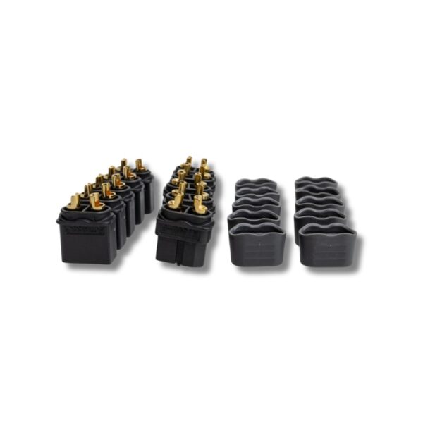 Amass Black XT60 with caps 5 Pairs - Image 2