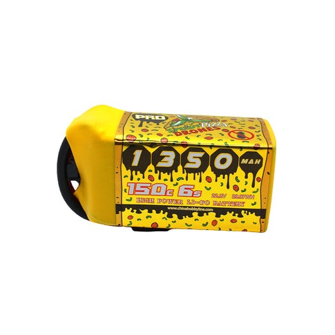 CNHL Speedy Pizza Series Pro 1350mAh 22.2V 6S 150C Lipo Battery, product image from Kiwiquads