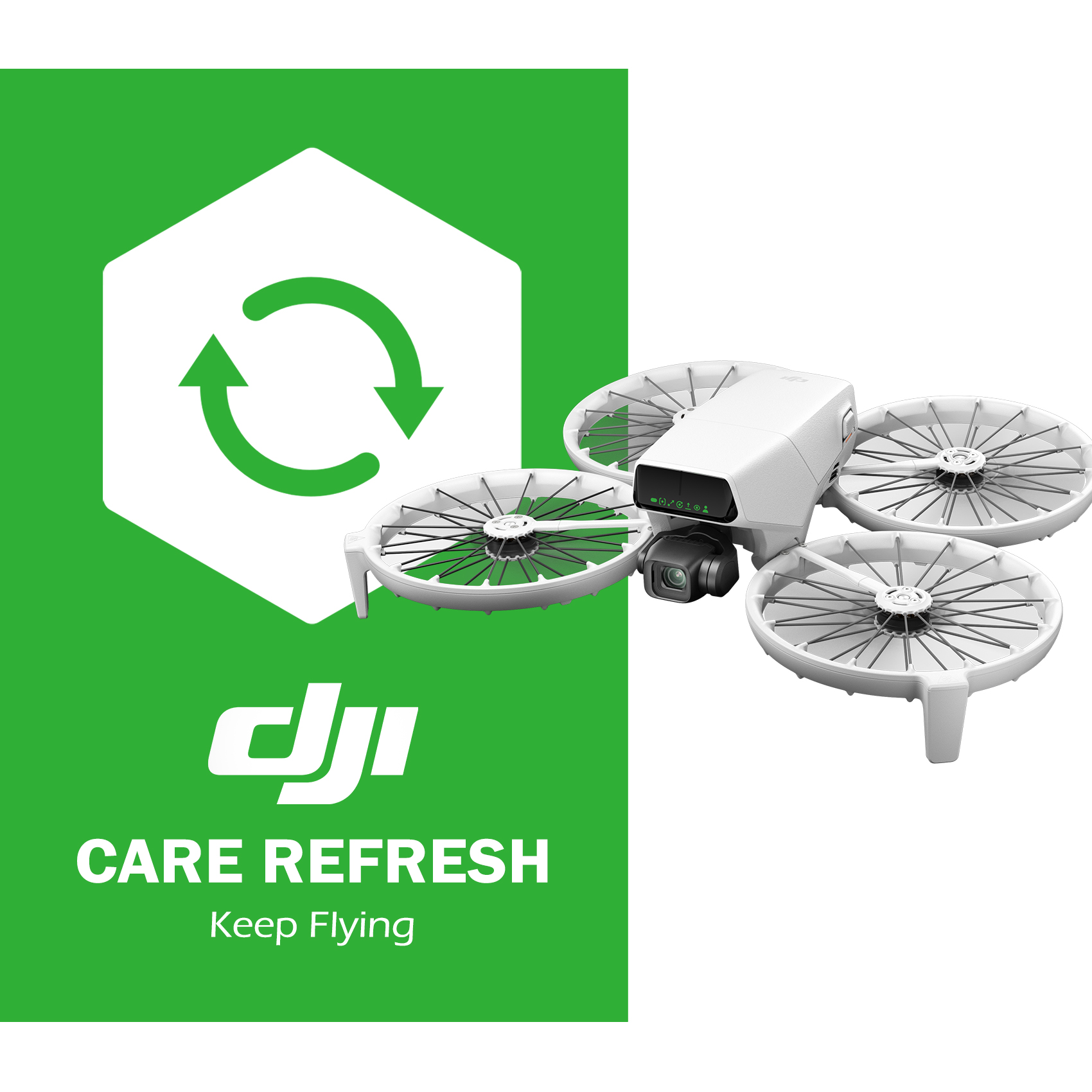 DJI Care Refresh 1-Year Plan (DJI Flip) NZ, product image from Kiwiquads