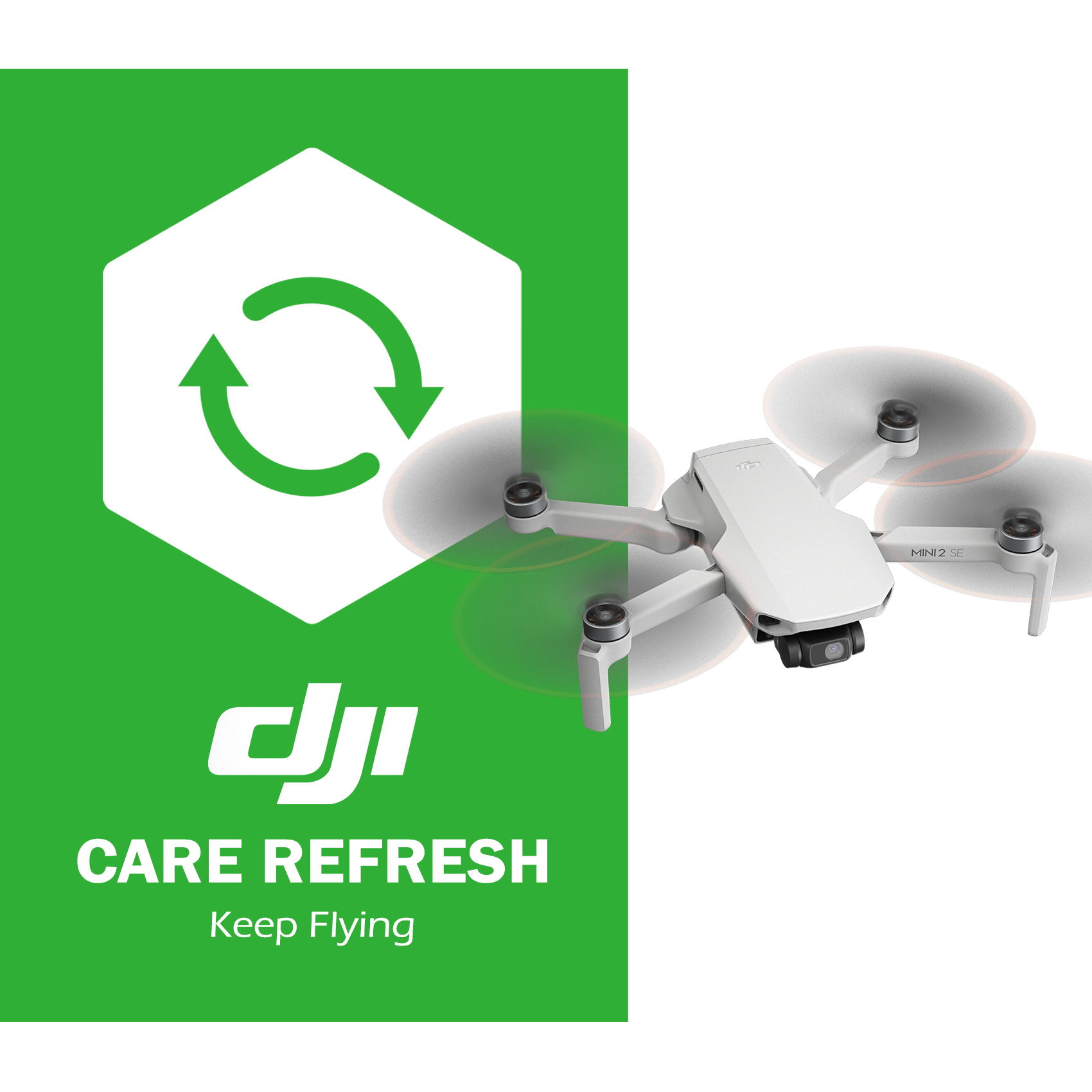 DJI Care Refresh 1-Year Plan (DJI Mini 2 SE/Mini 4K) NZ, product image from Kiwiquads