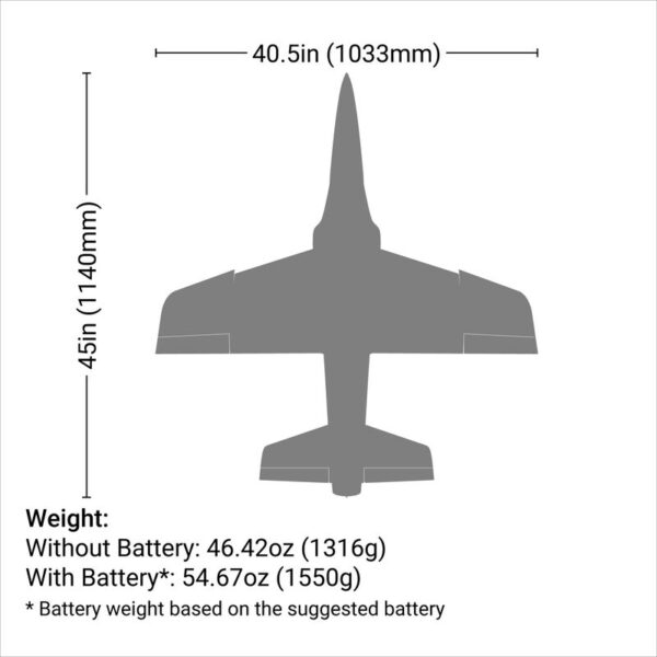 E-Flite Habu STS 70mm EDF Smart Trainer w/SAFE RTF Basic - Image 3