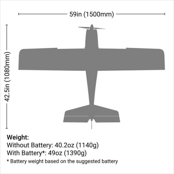 E-Flite Apprentice STS 1.5m Smart Trainer Plane w/SAFE RTF Basic - Image 13