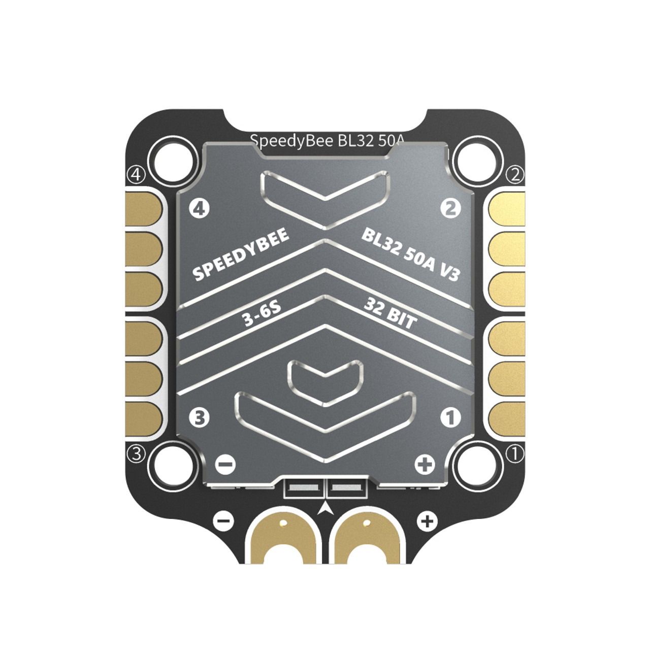 SpeedyBee BL32 F4 128kHz 50A 4-in-1 ESC 30×30, product image from Kiwiquads