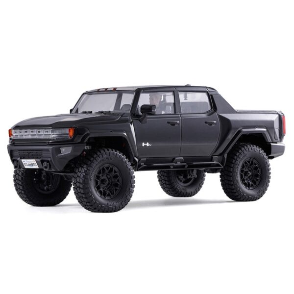 FMS 1:18 FCX18 Hummer EV Pickup Truck RTR (Black/White) - Image 6