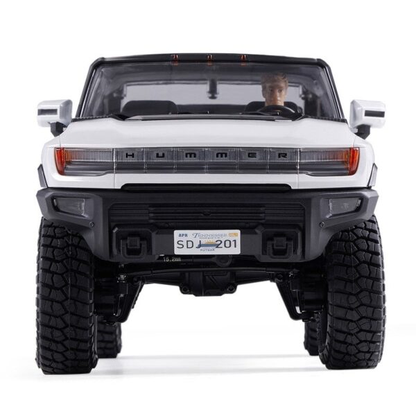 FMS 1:18 FCX18 Hummer EV Pickup Truck RTR (Black/White) - Image 2