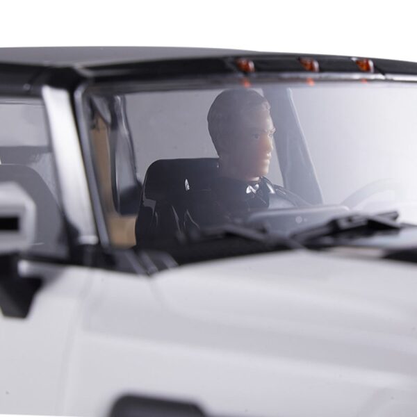 FMS 1:18 FCX18 Hummer EV Pickup Truck RTR (Black/White) - Image 5