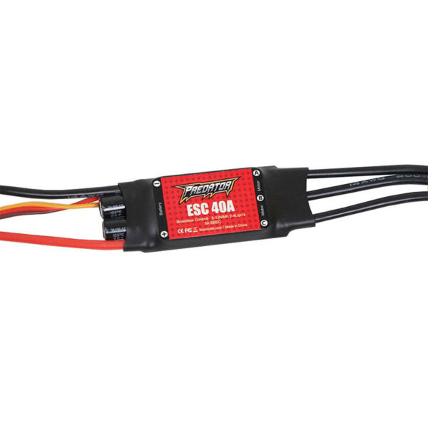 FMS 40A Predator ESC with 230mm Input Cable XT60