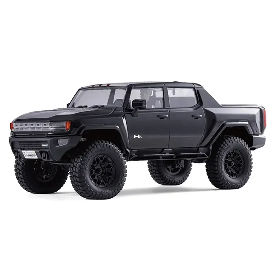 FMS 1:18 FCX18 Hummer EV Pickup Truck RTR (Black/White)