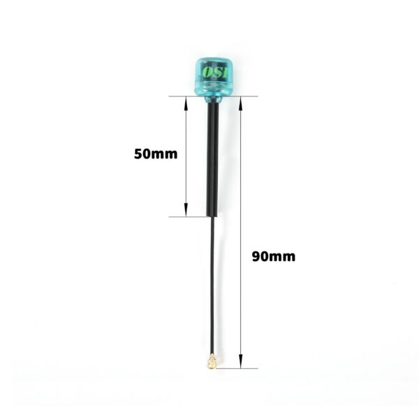 FlyFishRC OSPREY 5.8G LHCP Cyan FPV Antenna (UFL/IPEX) - Image 3