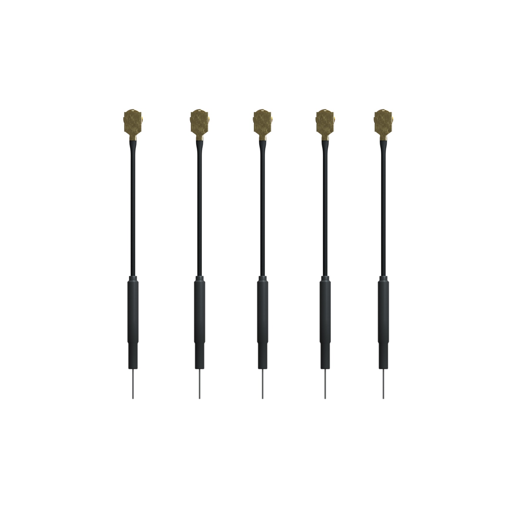 Flywoo 5.8G Light 5.8G 3dBi Brass Antenna UFL for VTX (5PCS) (2 Lengths), product image from Kiwiquads