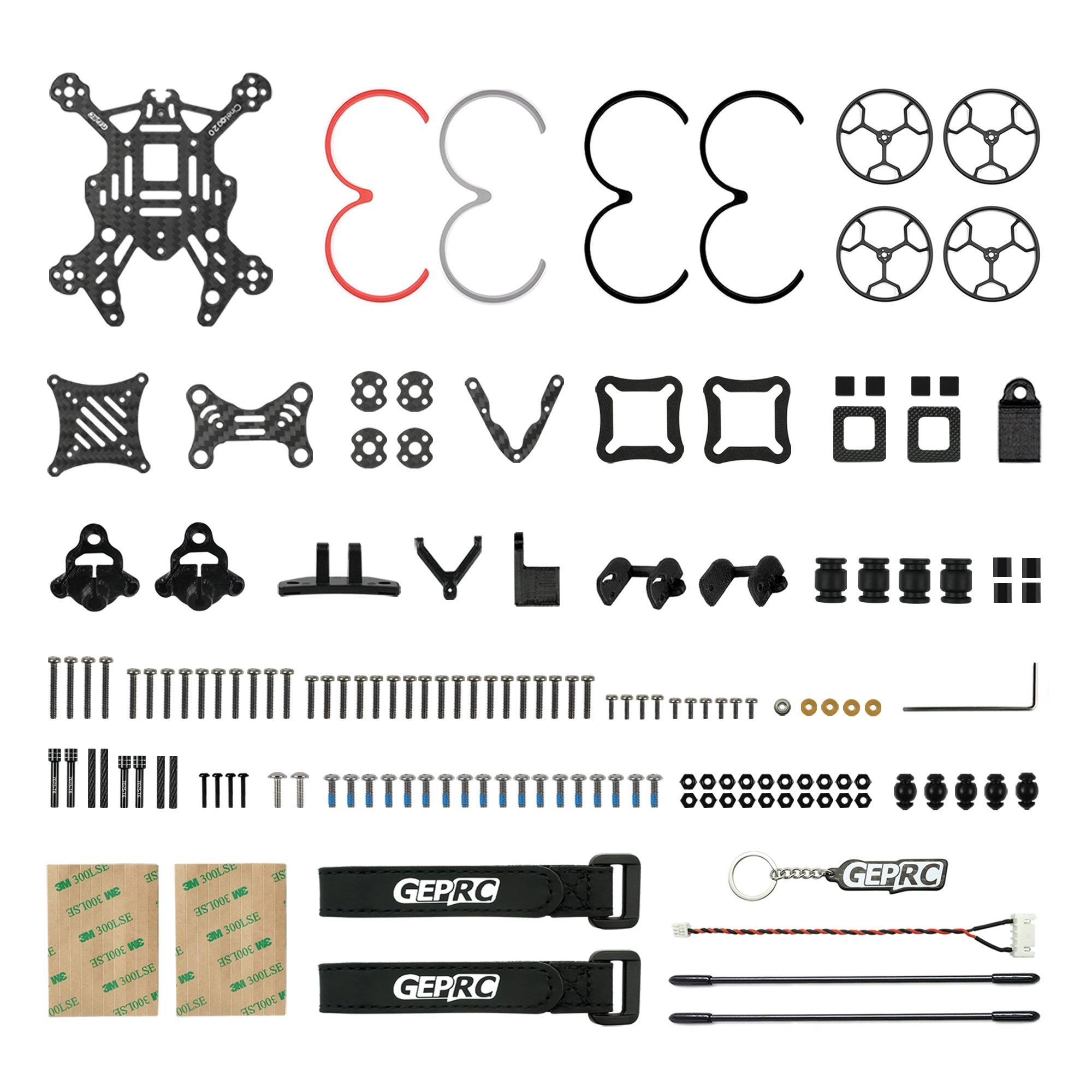 GepRC Cinelog20 Frame Parts (4 Options), product image from Kiwiquads