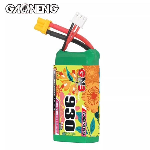 GNB Battery 7.4V 120C 930mAh 2S - Image 4