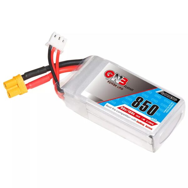 GNB Battery 7.4V 80C 850mAh 2S - Image 3