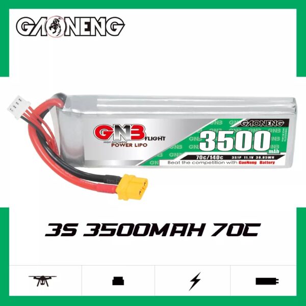 GNB Battery 11.1V 70C 3500mAh 3S