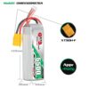 GNB Battery 14.8V 70C 5500mAh 4S - Image 2