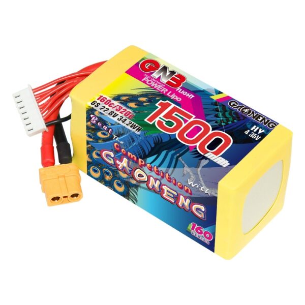GNB Battery 22.8V 160C 1500mAh 6S HV - Image 3