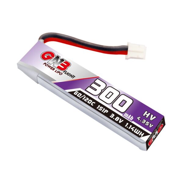 GNB Battery 3.8V 60C 300mAh 1S HV PH2 Cable Connector - Image 2