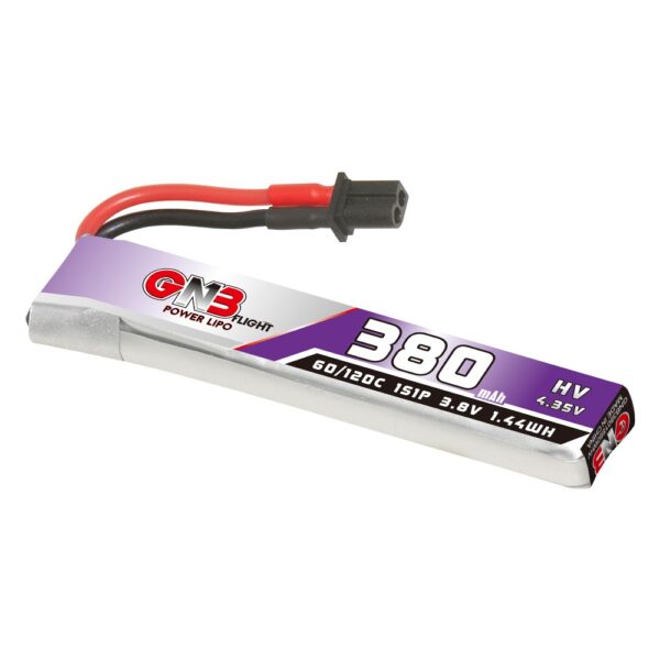 GNB Battery 3.8V 60C 380mAh 1S HV A30 Cable - Image 3