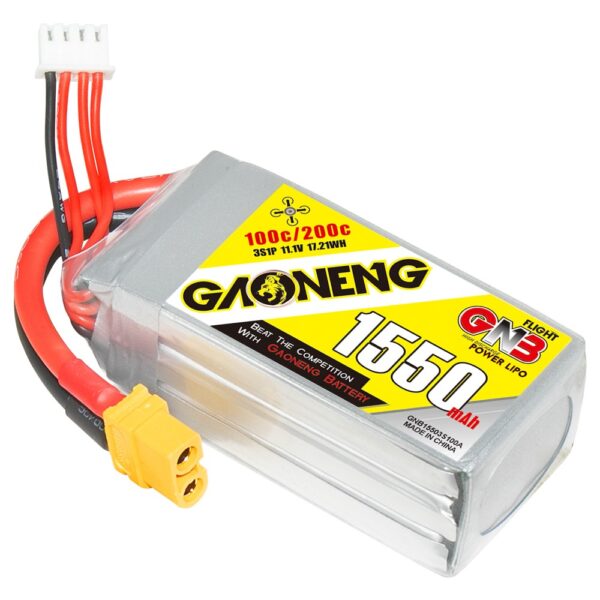 GNB Battery 11.1V 100C 1550mAh 3S - Image 3