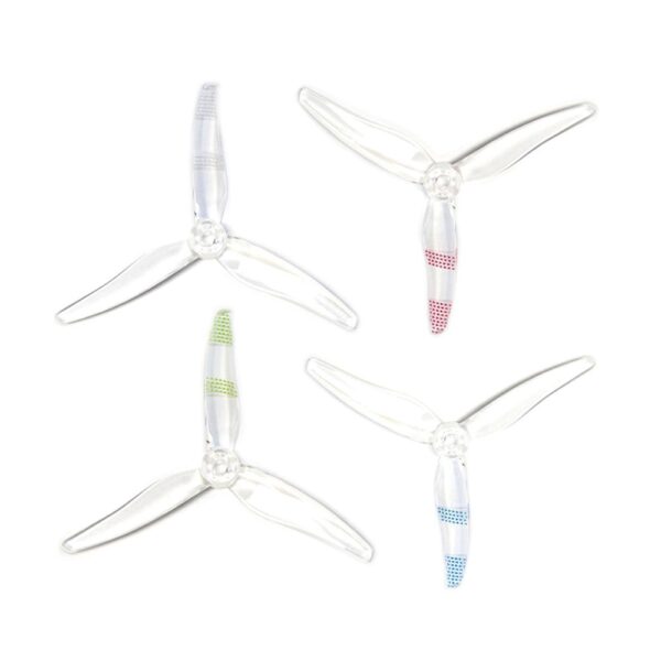 Gemfan Moonlight V2 51466 3-Blade LED Propeller Kit (Set of 4)