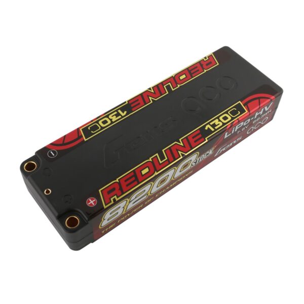 Gens Ace 8200mAh 2S 130C 7.6V HardCase HV Redline - Image 2