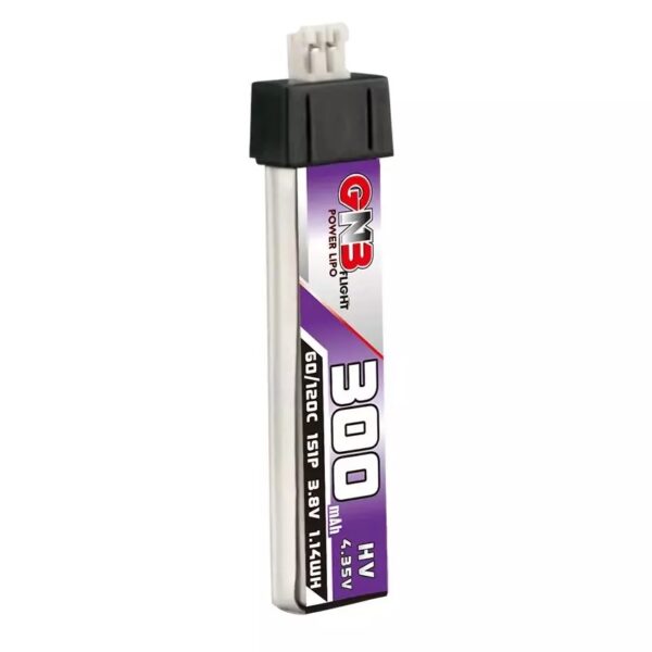 GNB Battery 3.8V 60C 300mAh 1S – PH2 Head Connector - Image 2