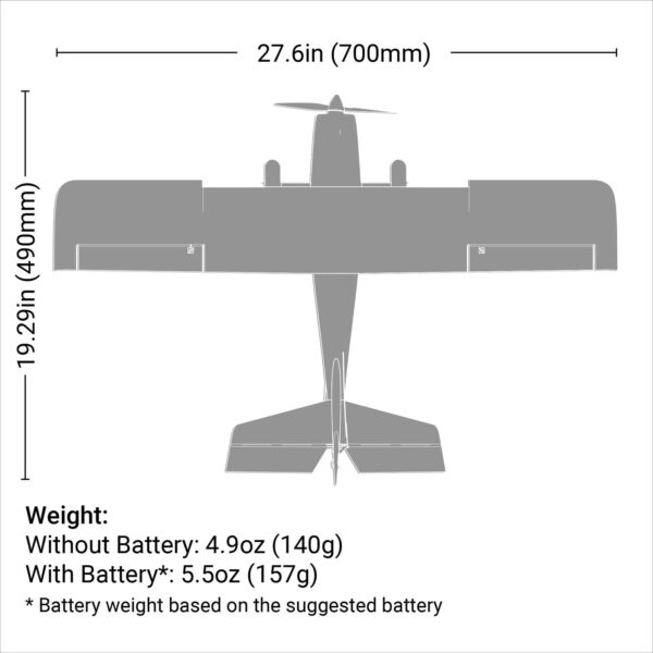 HobbyZone Apprentice STOL S 700mm RTF with SAFE - Image 21