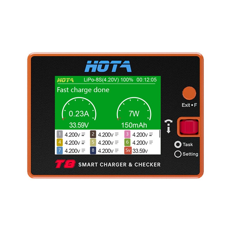 HOTA T8 650W 8S DC Charger, product image from Kiwiquads