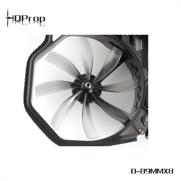 HQProp Duct-89MMX8 Propeller for CineWhoop (Set of 4 - Grey) - Image 3