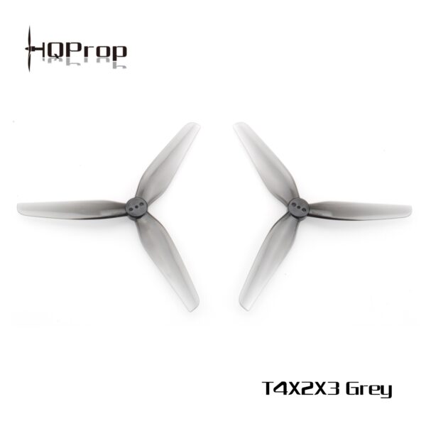 HQProp T4x2x3 Propeller (Set of 4 - Grey) - Image 3