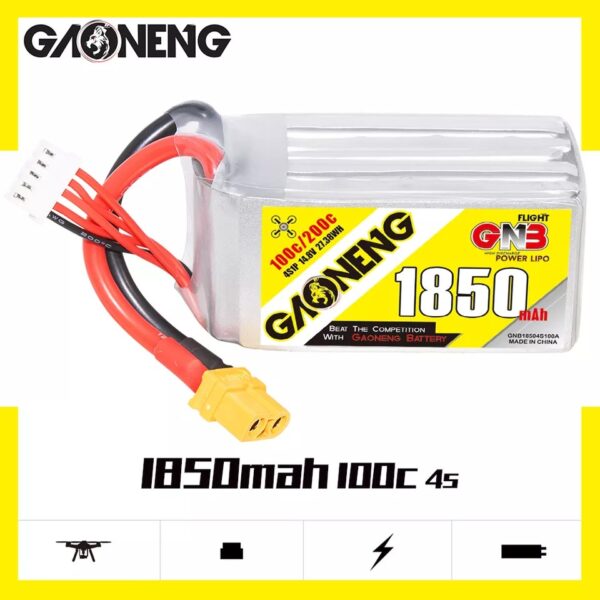 GNB Battery 14.8V 100C 1850mAh 4S