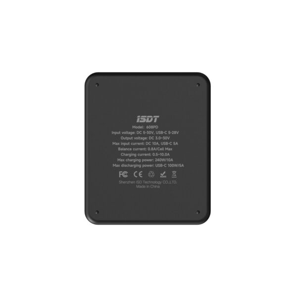 ISDT 608PD DC 240W Smart Charger with DC/USB Input - Image 3