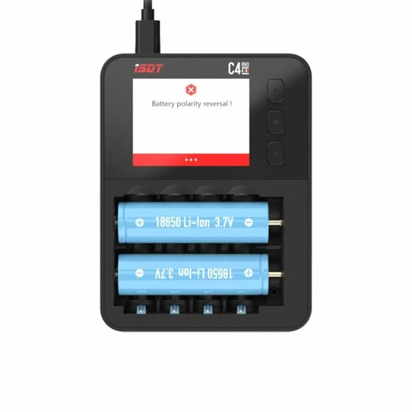 ISDT C4 EVO Charger for AAA/AA 18650/21700 - Image 2