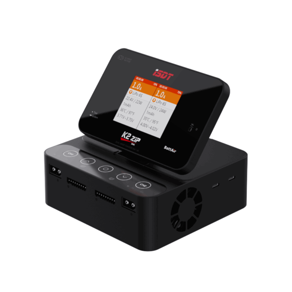 ISDT K2 Zip Dual Channel AC200W / DC500W x2 Smart Charger - Image 3