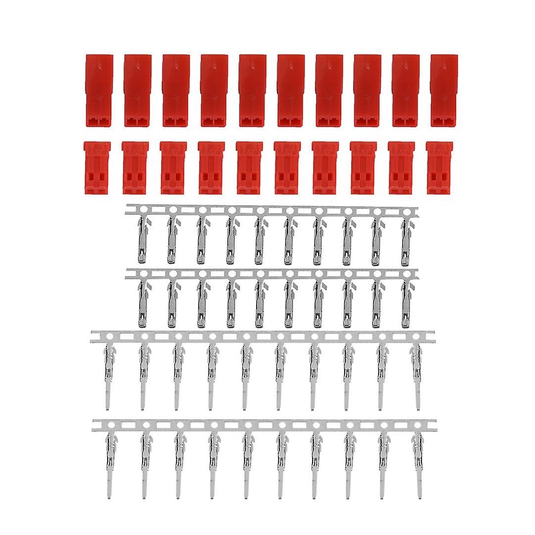 Bulk 10-Pack of JST Connector Plug Male/Female Pairs, product image from Kiwiquads
