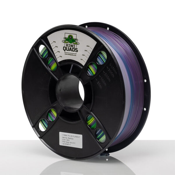 KiwiQuads TPU Filament 1kg – Rainbow