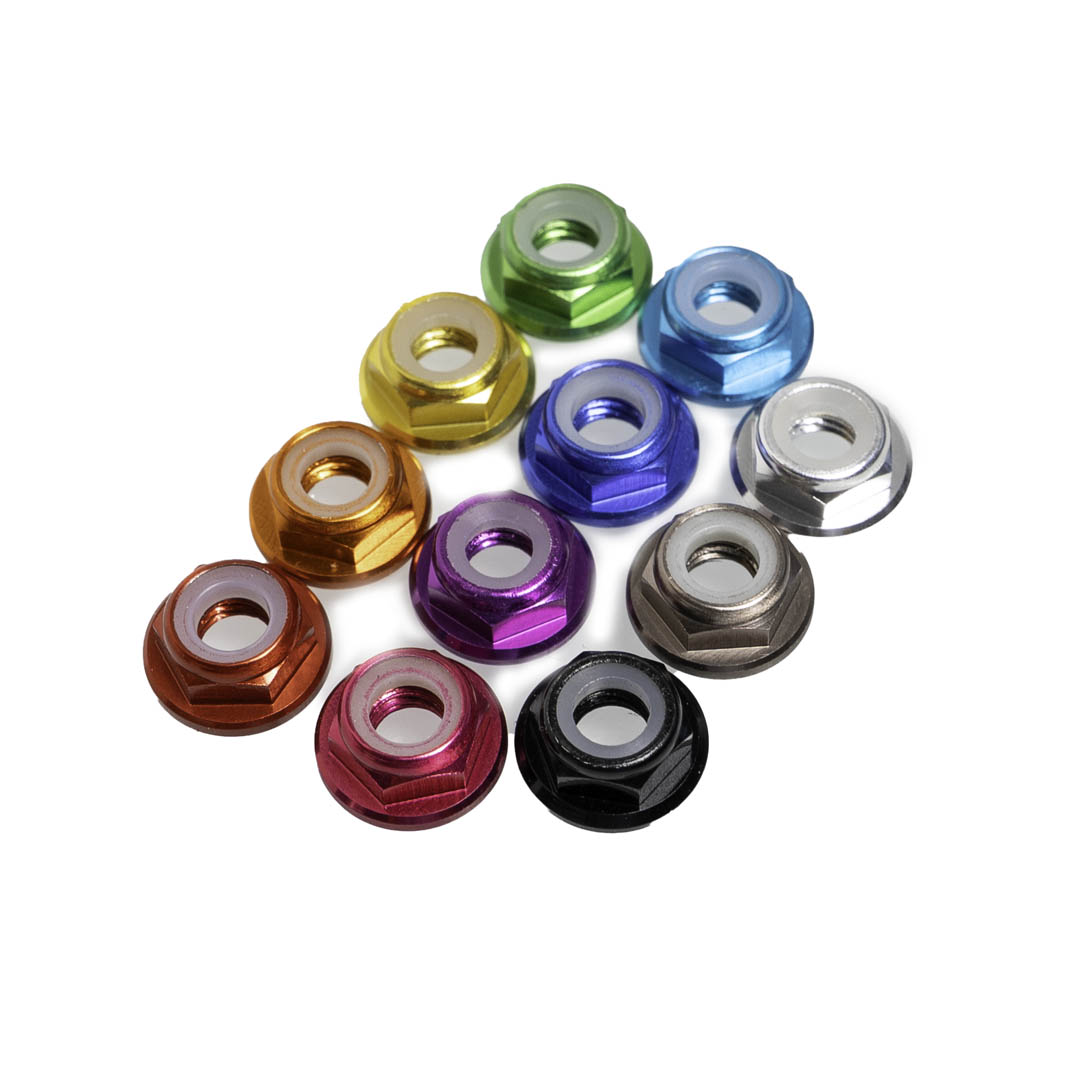 KiwiQuads Low Profile M5 Aluminum Prop Nuts (5 Pack), product image from Kiwiquads