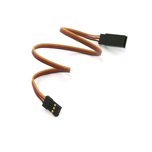 JR-Futaba Servo Extension Cable Brown/Red/Orange 22AWG (4 Lengths), product image from Kiwiquads
