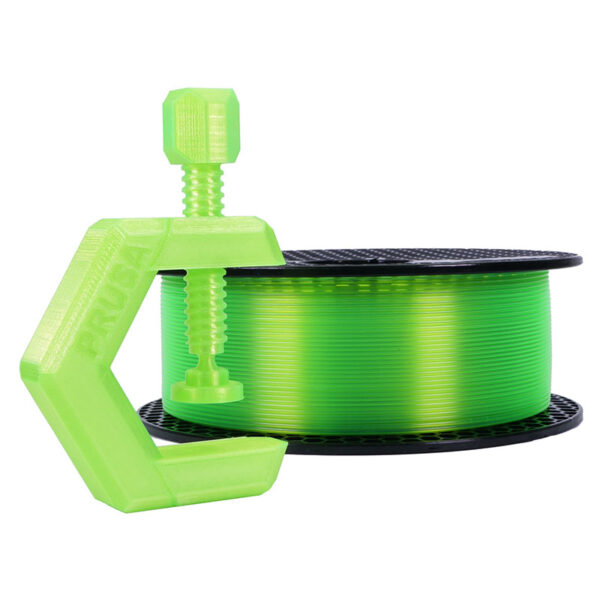 Prusament PETG Filament 1kg - Transparent Neon Green